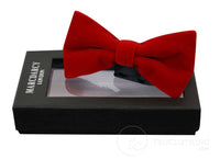 Gravatas borboleta masculinas de tweed Marc Darcy, estilo vintage retrô em veludo.