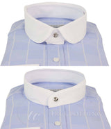 Camisa masculina vintage com estampa xadrez e gola removível.
