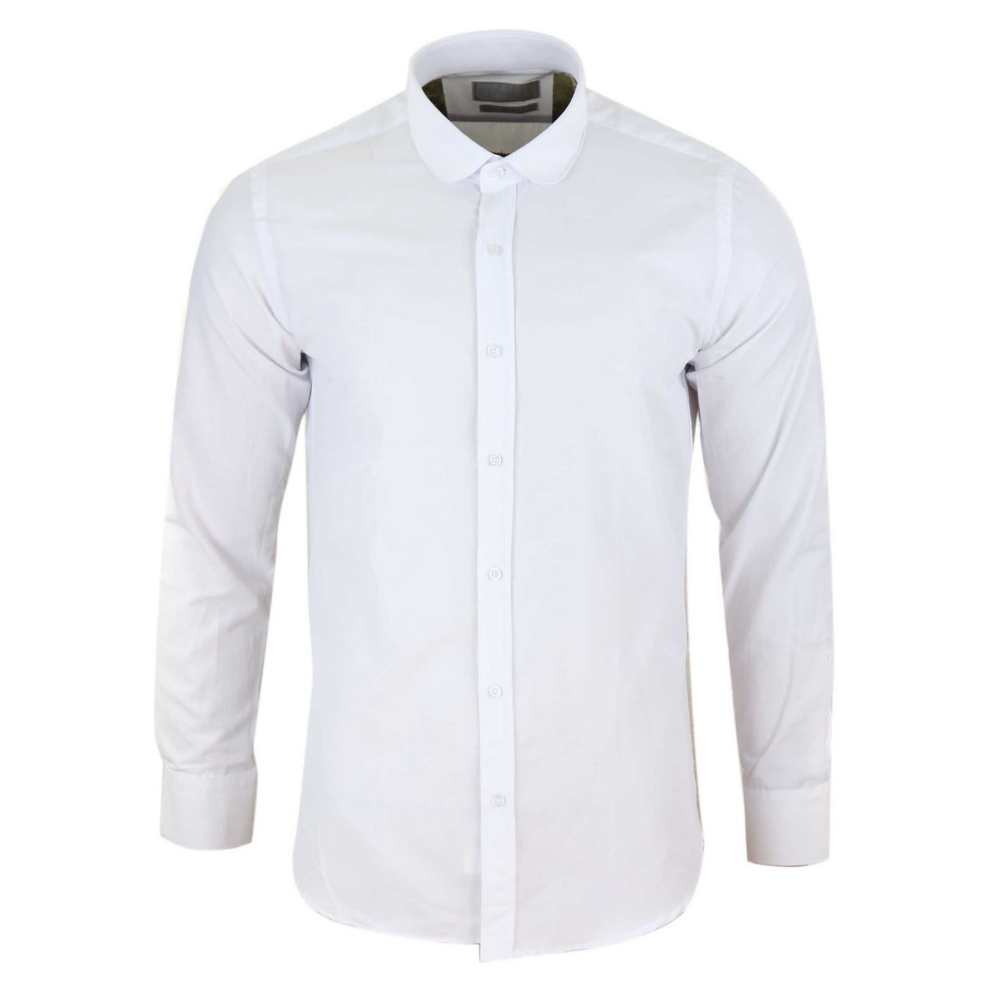 Camisa masculina branca com gola club