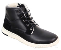 Botas masculinas de inverno em couro PU