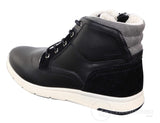 Botas masculinas de inverno em couro PU