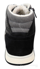Botas masculinas de inverno em couro PU