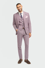 Miami - Blazer masculino rosa de corte slim para o verão