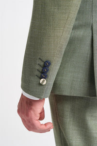 Miami - Blazer masculino verde-sálvia para o verão