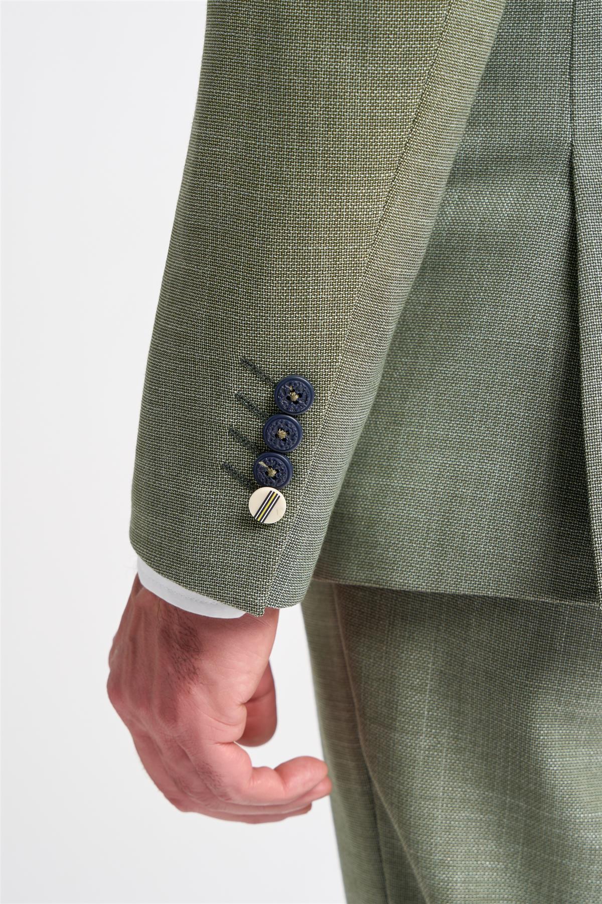 Miami - Blazer masculino verde-sálvia para o verão