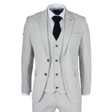 Blazer masculino Miller cinza xadrez de corte ajustado