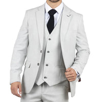 Blazer masculino Miller cinza xadrez de corte ajustado