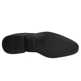 Botas Chelsea masculinas pretas de couro legítimo, estilo casual elegante.