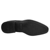 Botas Chelsea masculinas pretas de couro legítimo, estilo casual elegante.