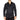 Camisa Oxford masculina preta com punho duplo