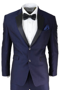 Terno de jantar azul masculino