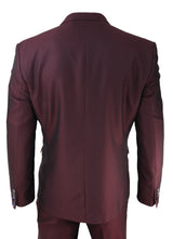 Terno smoking masculino cor vinho