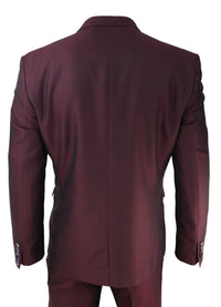 Terno smoking masculino cor vinho