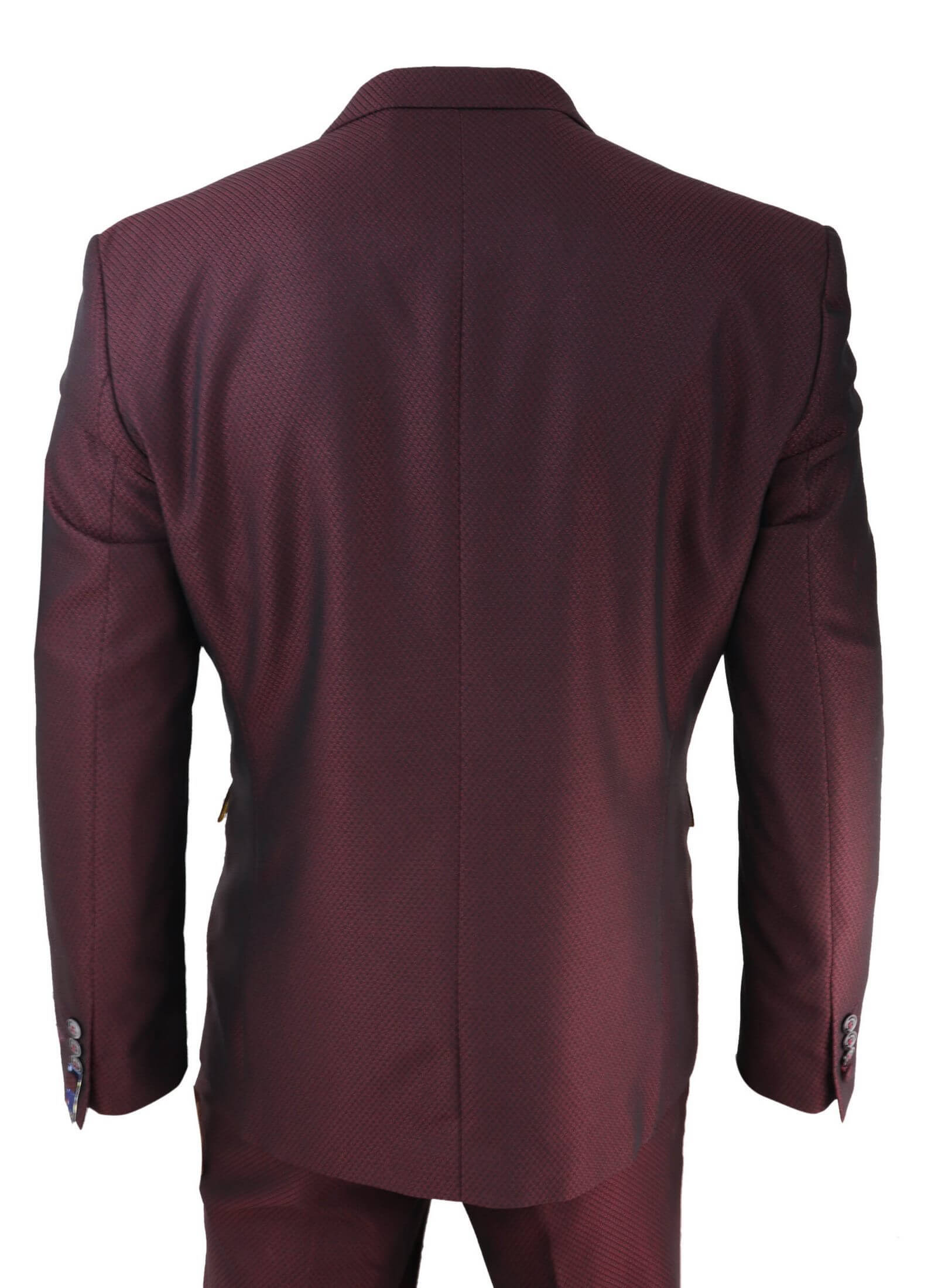Terno smoking masculino cor vinho