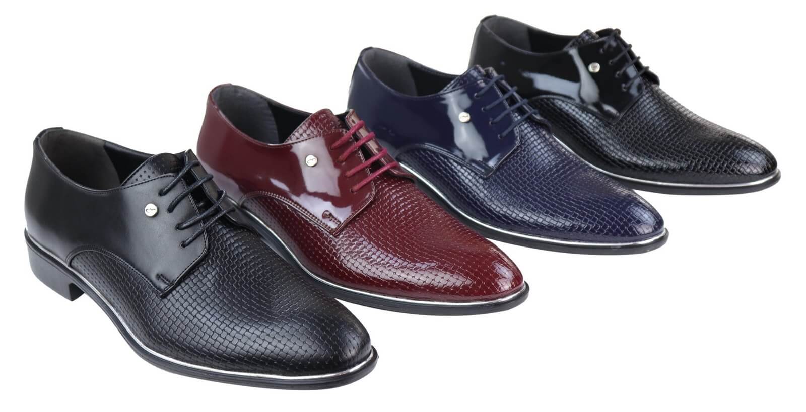 Sapatos masculinos clássicos com cadarço