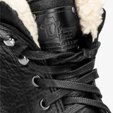 P03 Aviator - Botas de cano curto masculinas em couro preto