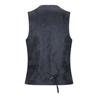 Terno preto de três peças para menino, corte sob medida, clássico para casamento, luto e funeral.