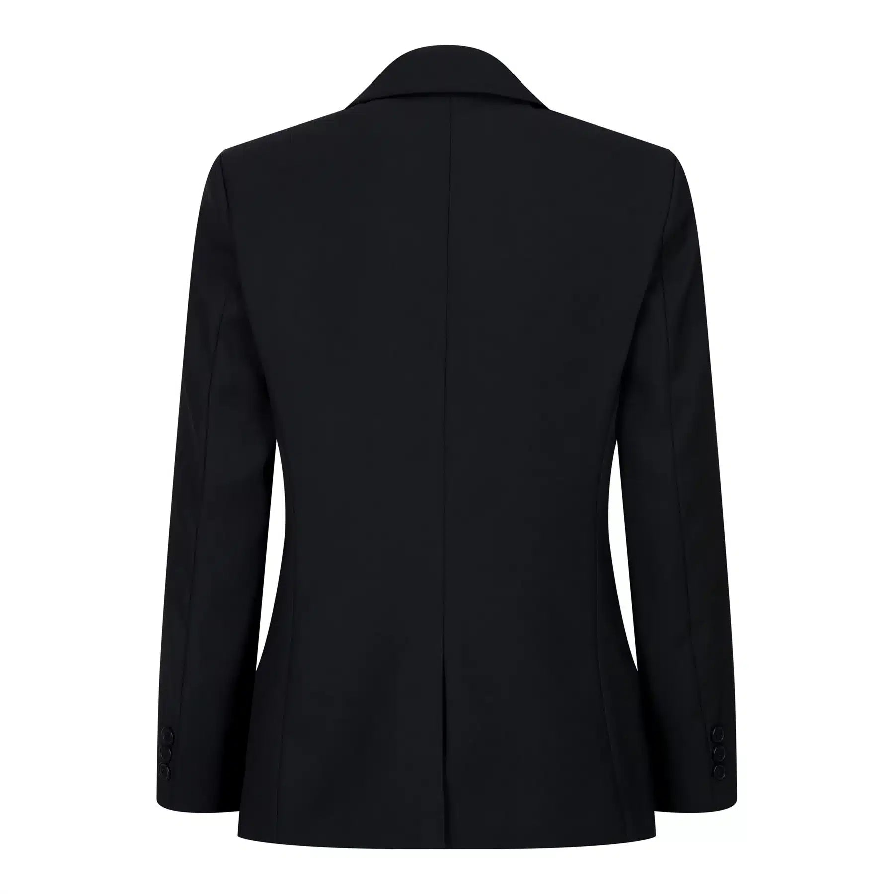 Terno preto de três peças para menino, corte sob medida, clássico para casamento, luto e funeral.