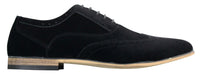Patron 238 Sapatos Brogue Masculinos de Couro Camurça, Estilo Casual Elegante, nas cores Vermelho, Marrom, Azul Marinho e Preto, com Cadarço, Estilo Retrô
