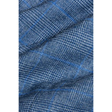 Phantom - Colete masculino xadrez azul
