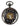 Relógio de bolso mecânico vintage preto