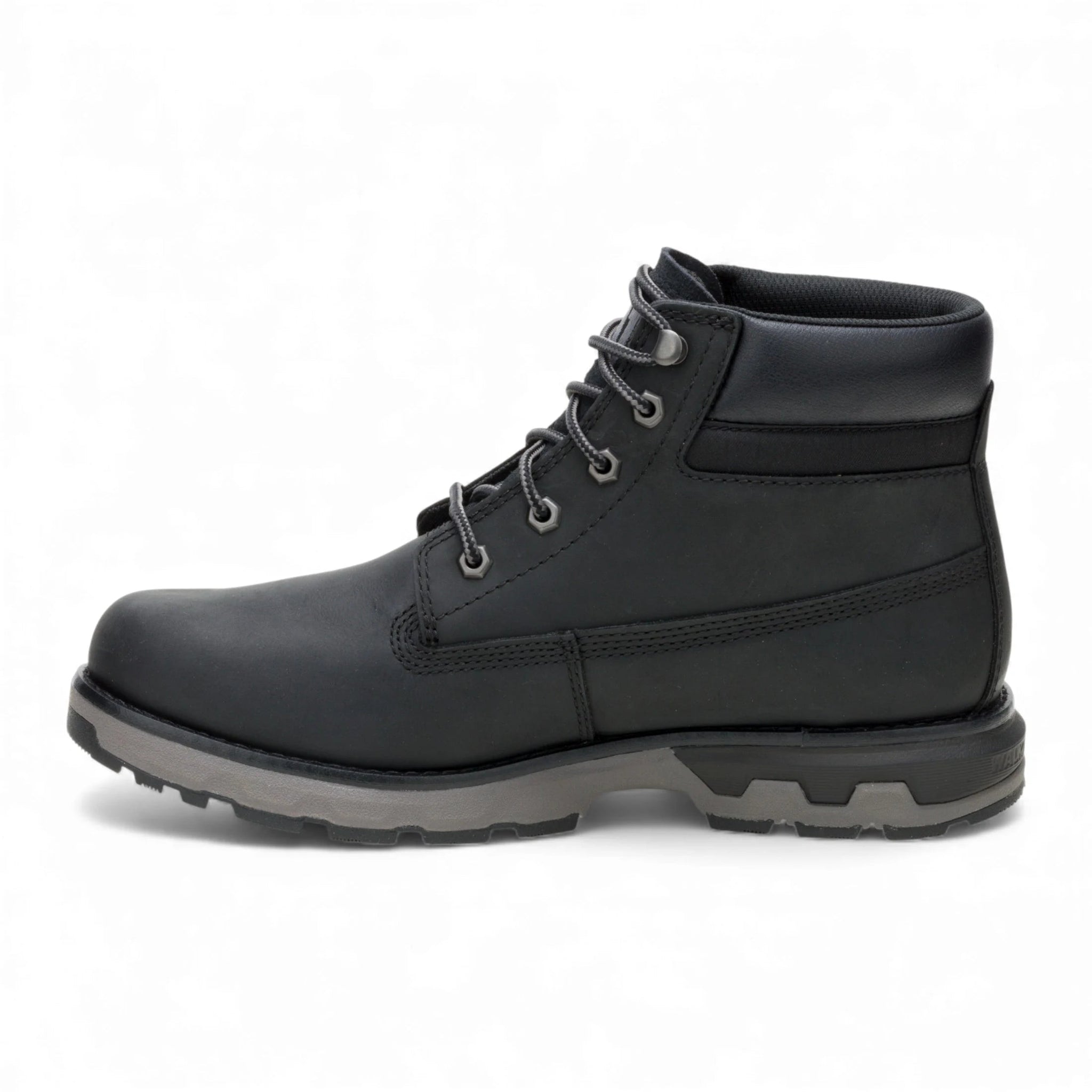 Pursue - Botas de cano curto para trabalho e caminhada em couro preto para homem