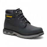 Pursue - Botas de cano curto para trabalho e caminhada em couro preto para homem