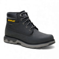 Pursue - Botas de cano curto para trabalho e caminhada em couro preto para homem