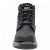 Pursue - Botas de cano curto para trabalho e caminhada em couro preto para homem