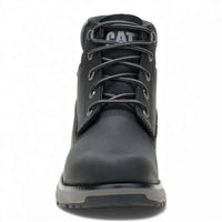 Pursue - Botas de cano curto para trabalho e caminhada em couro preto para homem