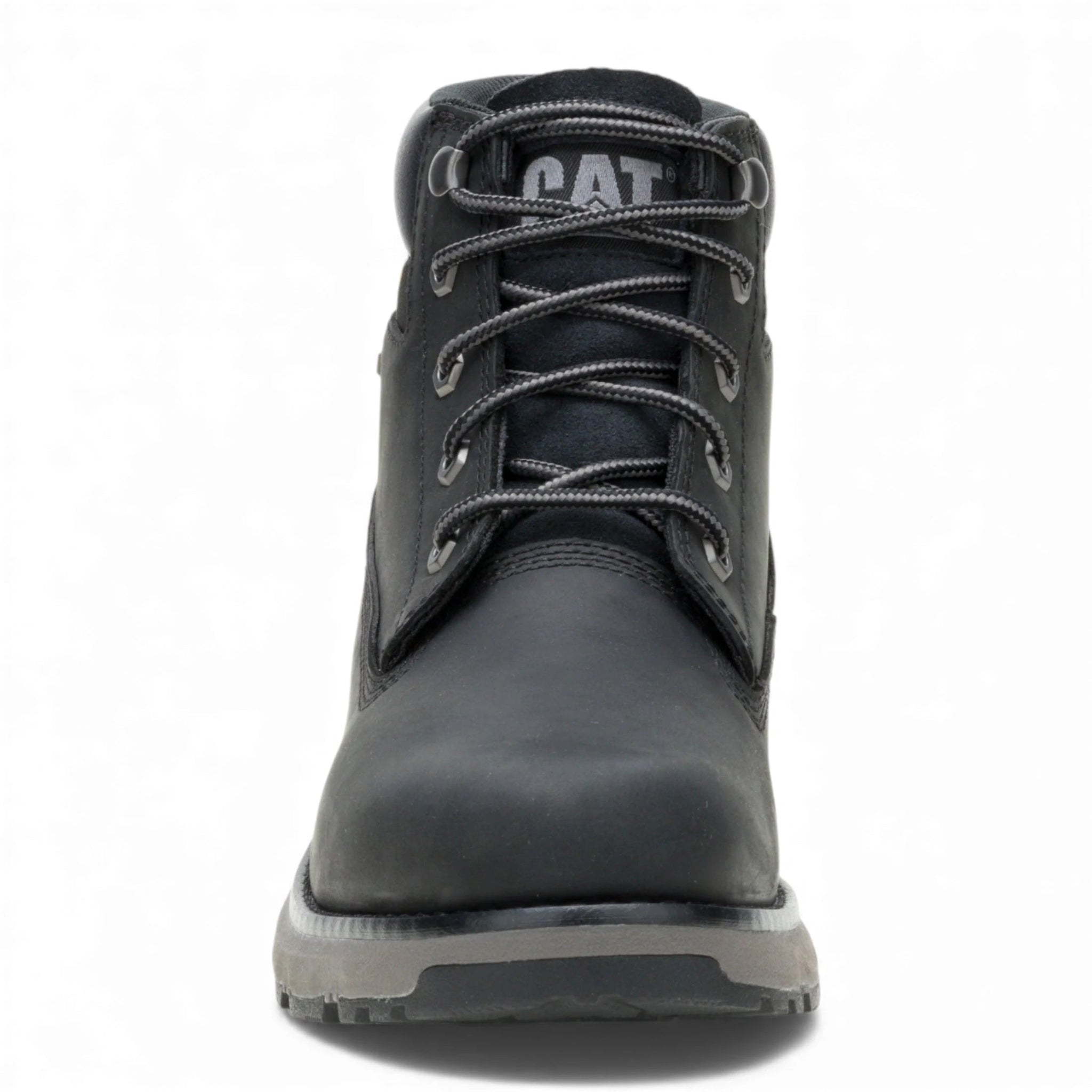 Pursue - Botas de cano curto para trabalho e caminhada em couro preto para homem