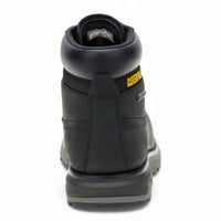 Pursue - Botas de cano curto para trabalho e caminhada em couro preto para homem