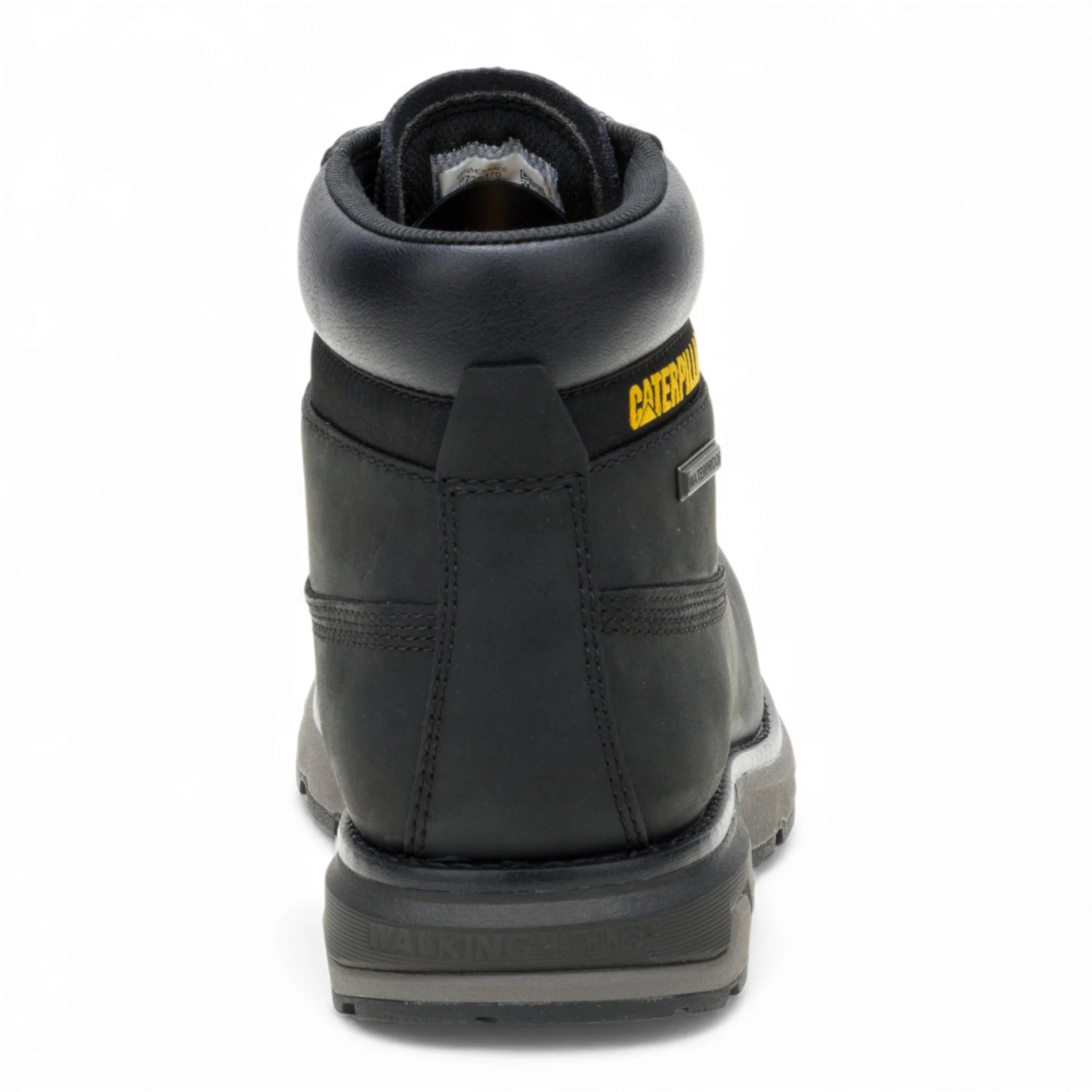Pursue - Botas de cano curto para trabalho e caminhada em couro preto para homem