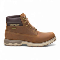 Pursue - Botas de cano curto para trabalho e caminhada em couro marrom para homem