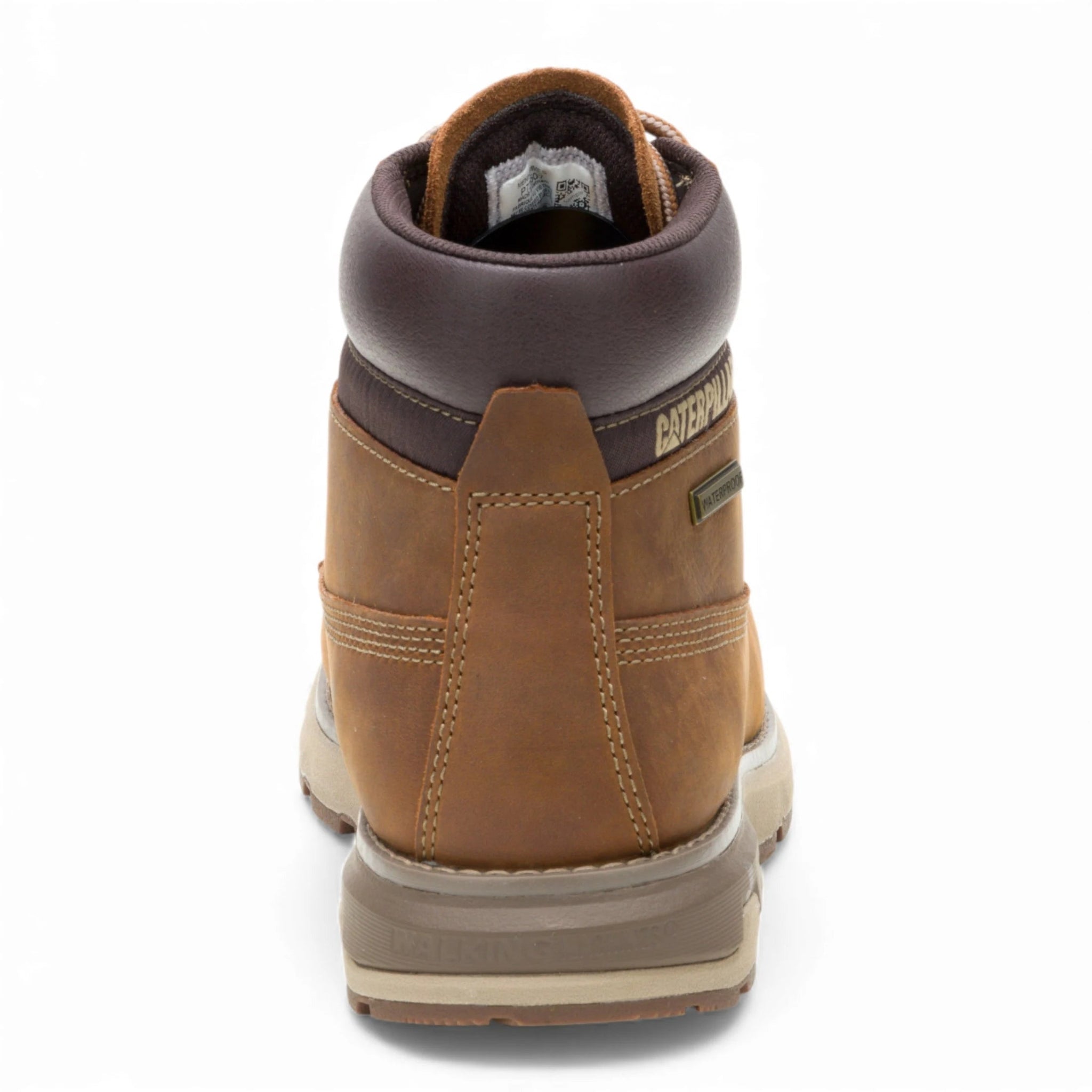 Pursue - Botas de cano curto para trabalho e caminhada em couro marrom para homem