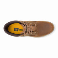 Pursue - Botas de cano curto para trabalho e caminhada em couro marrom para homem