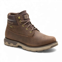 Pursue - Botas de cano curto para trabalho e caminhada em couro marrom escuro para homem