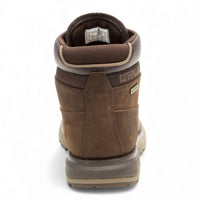 Pursue - Botas de cano curto para trabalho e caminhada em couro marrom escuro para homem