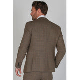 Ralph - Blazer masculino marrom em tweed