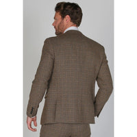 Ralph - Blazer masculino marrom em tweed