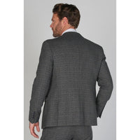 Ralph - Blazer masculino em tweed azul-marinho