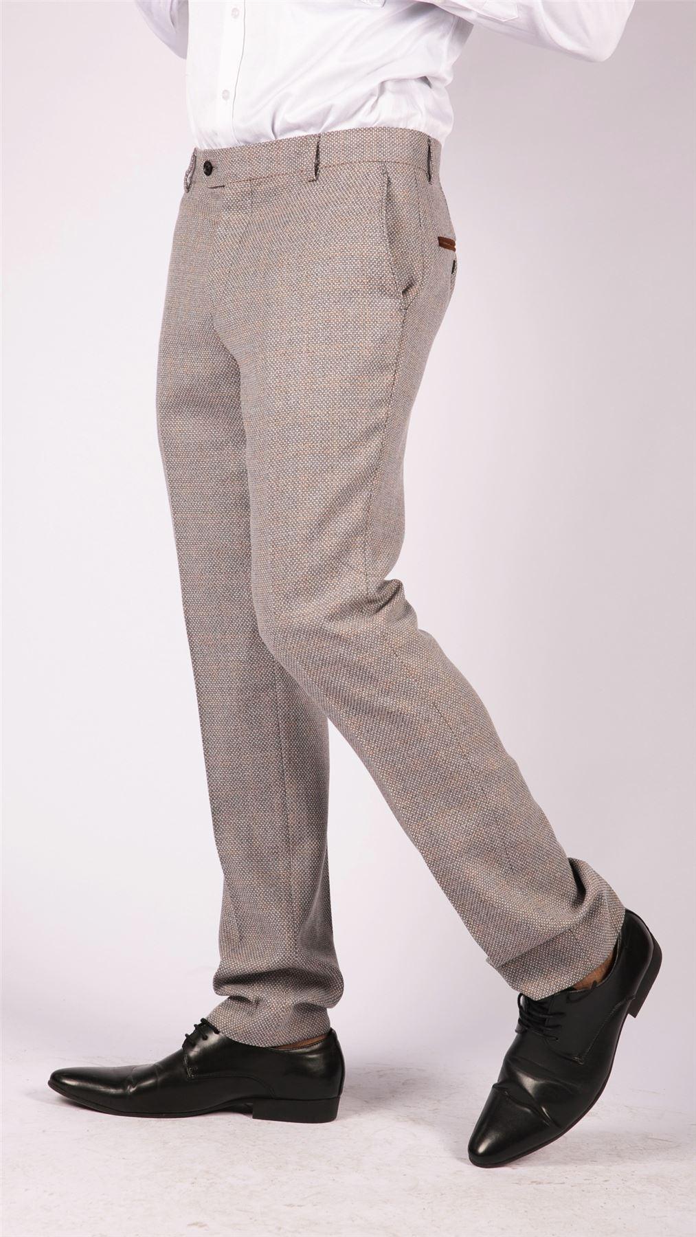 Ralph - Calças de tweed creme para homem