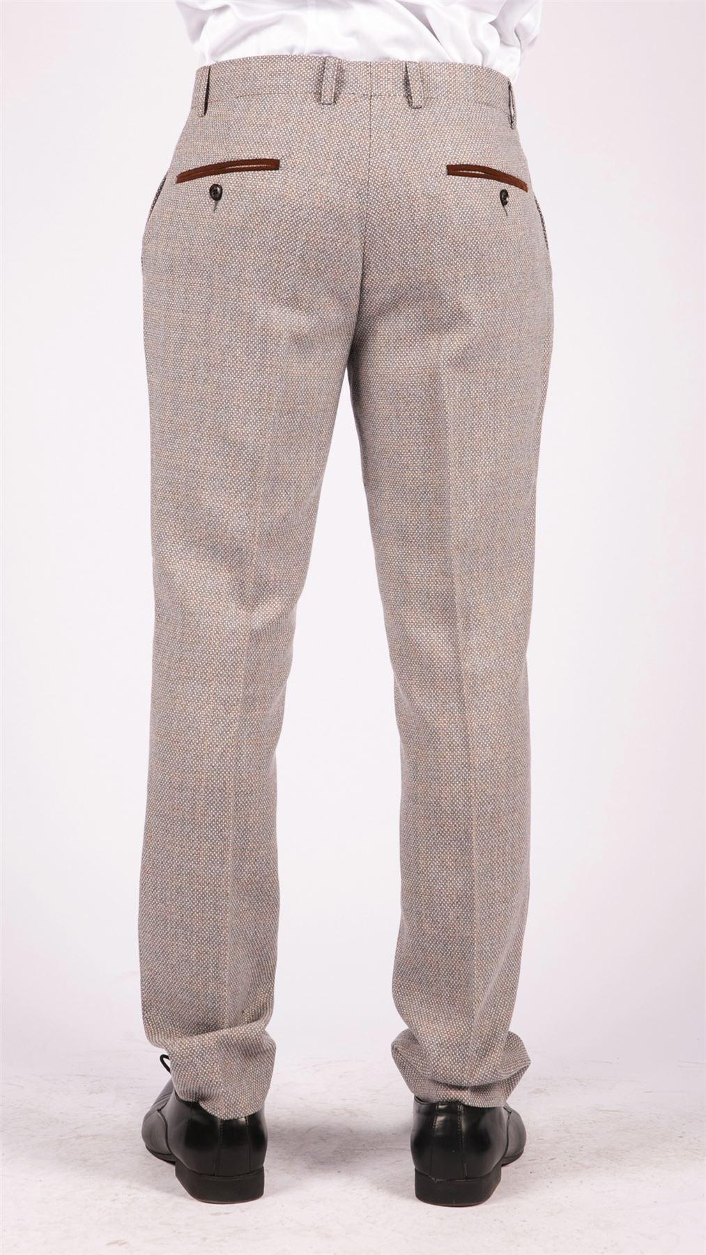 Ralph - Calças de tweed creme para homem