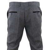 Ralph - Calças de tweed azul-marinho para homem