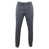 Ralph - Calças de tweed azul-marinho para homem