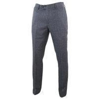 Ralph - Calças de tweed azul-marinho para homem