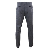 Ralph - Calças de tweed azul-marinho para homem