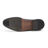 Regent - Sapatos Derby Masculinos em Couro Preto Polido