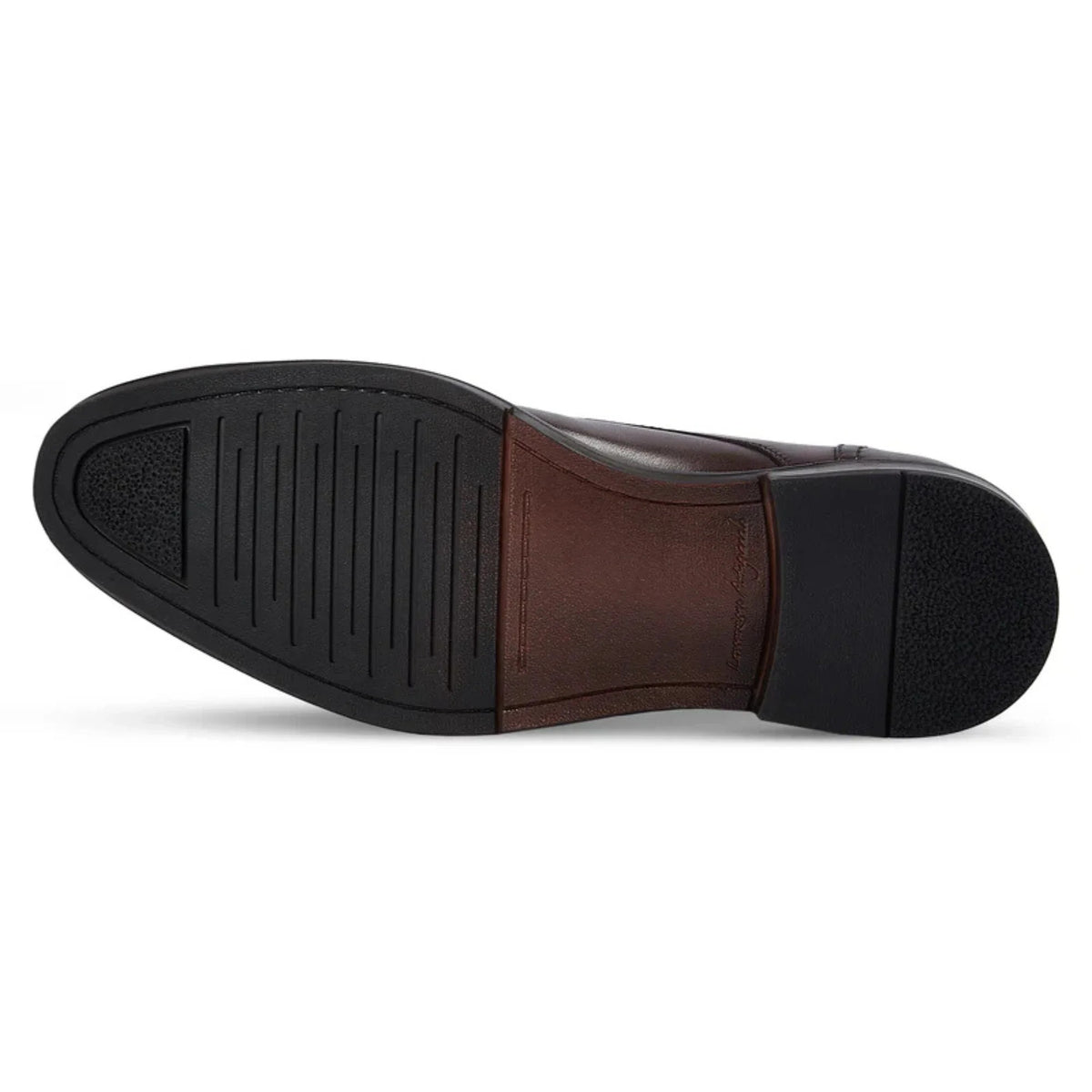Regent - Sapatos Derby Masculinos em Couro Marrom Escuro Polido