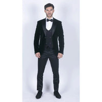 Rosa - Blazer de jantar masculino em veludo macio verde-oliva com 1 botão.